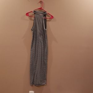 Black & white bodycon dress